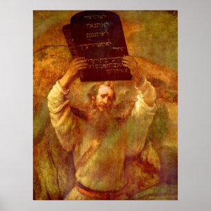 Pôster Moisés e os 10 mandamentos