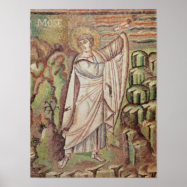 Pôster Moisés no Monte Sinai (Frente)