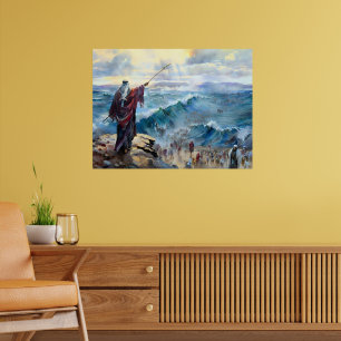Poster Moisés Parting Sea