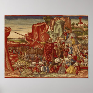 Pôster Moisés que se separam do Mar Vermelho