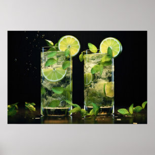 Poster Mojito Cocktails