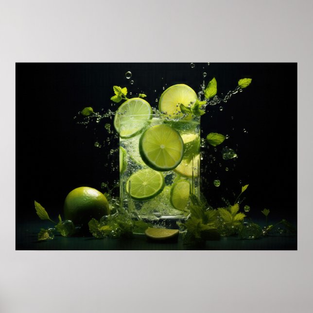 Poster Mojito Splash (Frente)