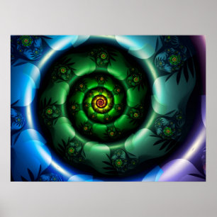 Poster Mola Colorida Enrolada