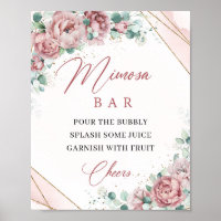Mola primavera boho rosa dourado eucalipto mimosa