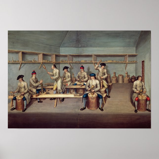 Pôster Moldagem das Pellets em Pó (Frente)