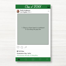 Moldura de Formatura Adereço de Festa Cabine de Fo