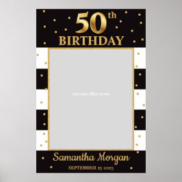 Poster Moldura de Foto de Propaganda de 50º Aniversário D