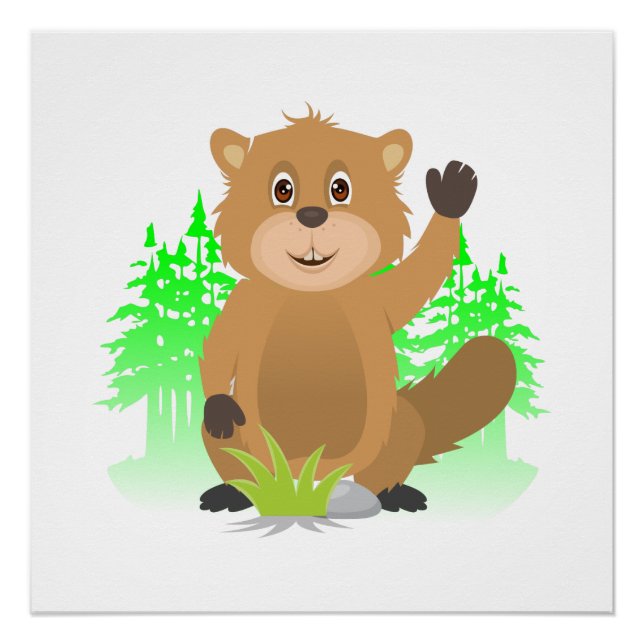 Pôster Mole Clipart (Frente)