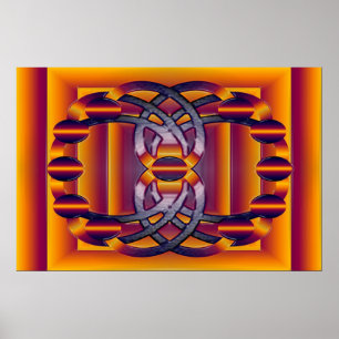 Pôster Molécula Luminosa