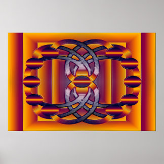 Pôster Molécula Luminosa