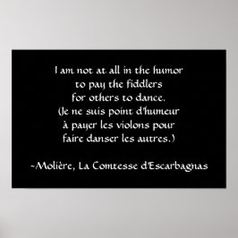 Pôster Molière - Pague o Fiddler
