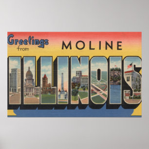 Pôster Moline, Illinois - grandes cenas da letra