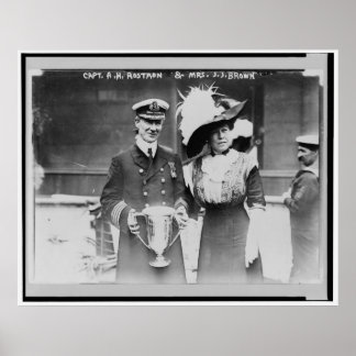 Pôster Molly Brown & Rescuer Capt. Rostron Inafável