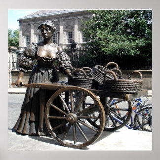 Poster Molly Malone e Wheelbarrow Irlanda