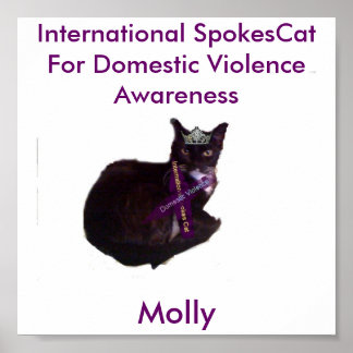 Pôster Molly, Molly, Gato Internacional Para Come...