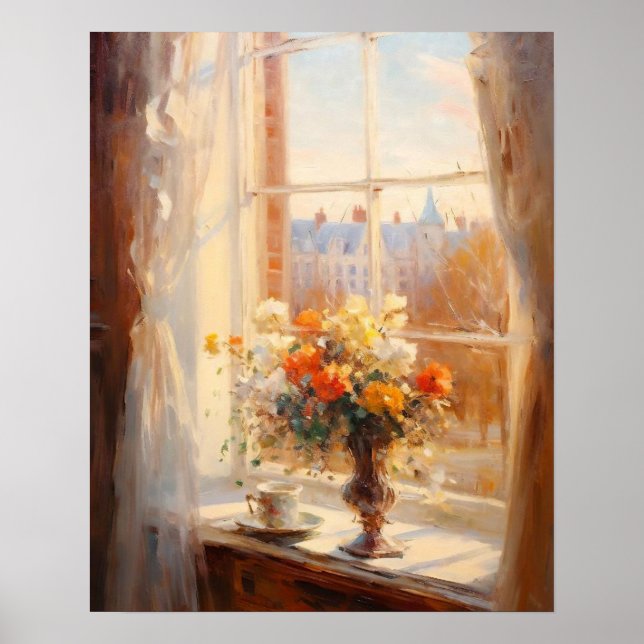 Poster Molody Architecture Painting, European Vintage (Frente)