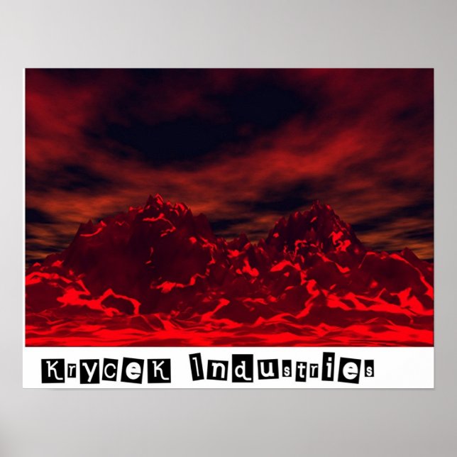 Poster Molten Skies (Frente)