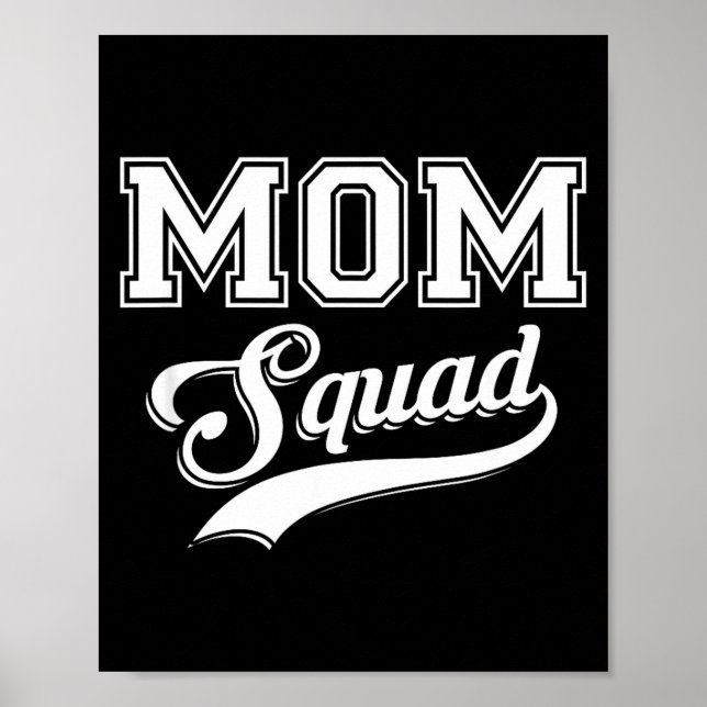 Poster Mom squad funny mother  (Frente)