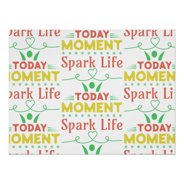 Pôster Momento Atual, Saco de Tote Life Spark (Frente)
