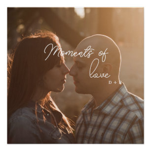 Pôster Momentos de amor, casal no amor