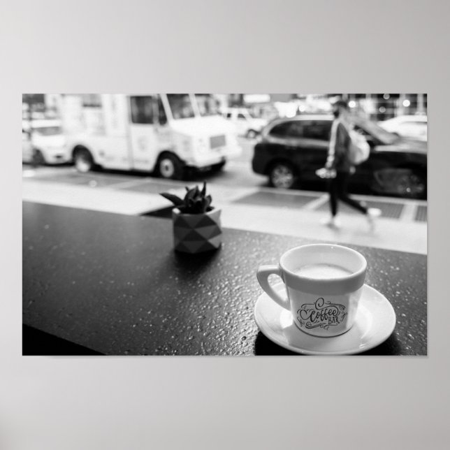 Poster Momentos de café na NYC (Frente)