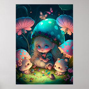 Poster Momentos de elfo mágico