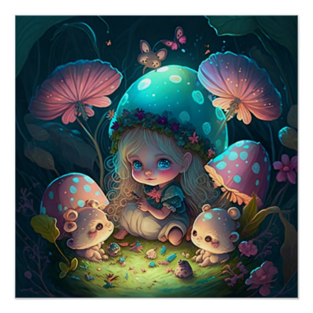 Pôster Momentos de elfo mágico (Frente)