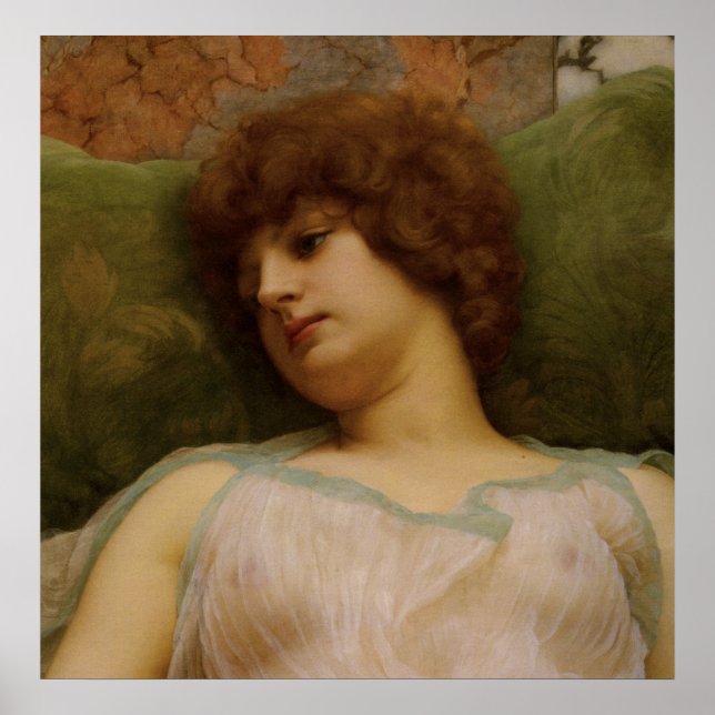 Poster Momentos Inativos de John William Godward (Frente)