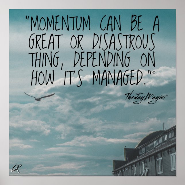 Poster "Momentum" (Frente)