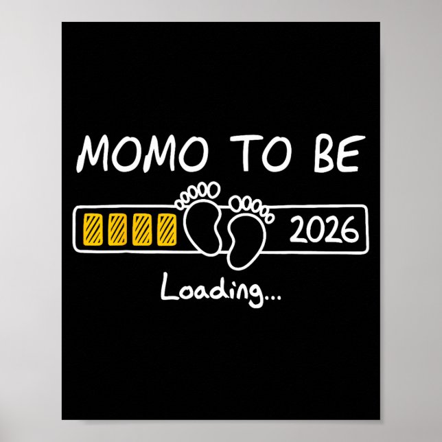 Poster Momo To Be 2026 Loading Momo Est 2026  (Frente)