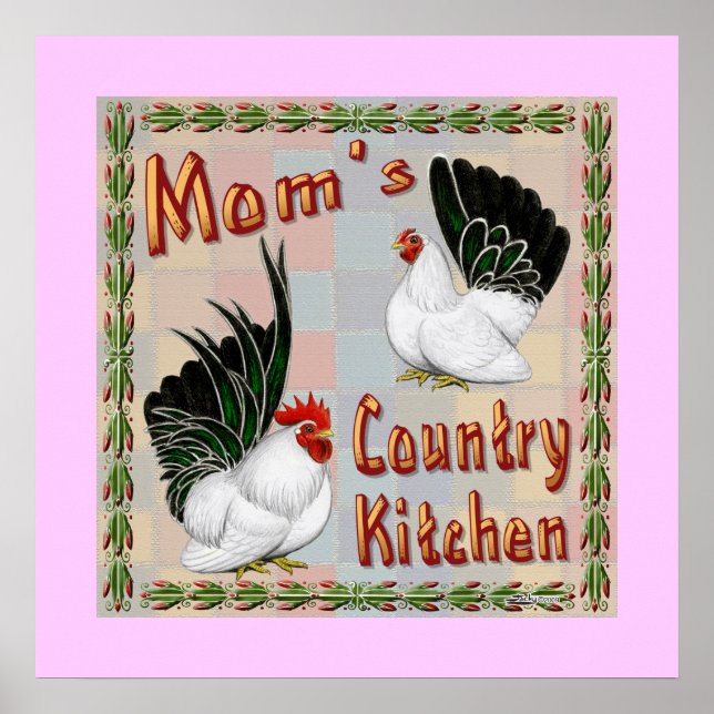 Poster Mom's Country Kitchen (Frente)