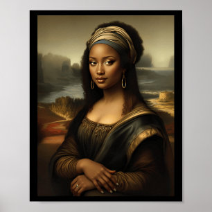 Poster Mon Africano de História Negra Americana da Mona N