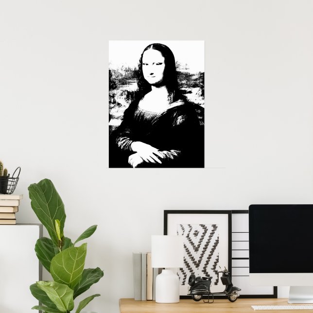 Poster Mona Lisa (Escritório em casa)