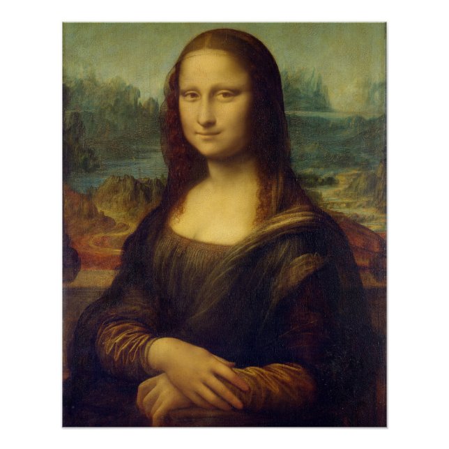 Pôster Mona Lisa By Leonardo Da Vinci (Frente)