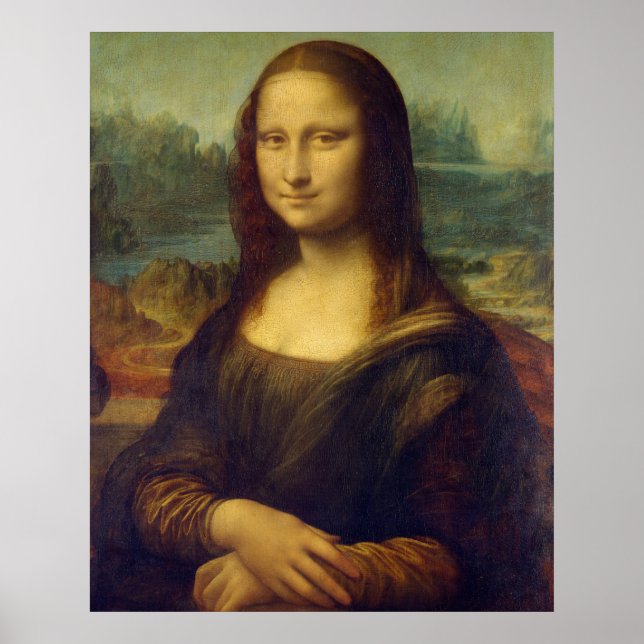 Poster Mona Lisa by Leonardo Da Vinci (Frente)