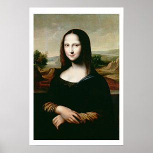 Poster Mona Lisa, cópia da pintura de Leonardo da Vin