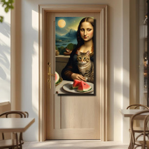 Pôster Mona Lisa e seu gato - Víbos de verão \