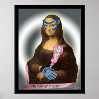 Pôster Mona Lisa Goes Laxs-tastic!