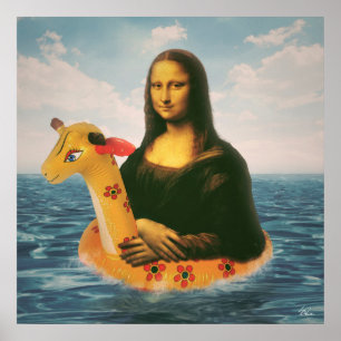 Pôster Mona Lisa Holiday