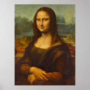 Poster Mona Lisa, La Joconde por Leonardo da Vinci
