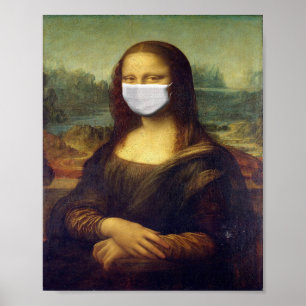 Poster Mona Lisa Mask