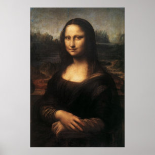 Pôster Mona Lisa na canvas