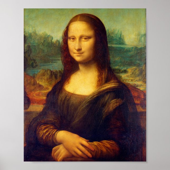Poster Mona Lisa por Leonardo Da Vinci (Frente)