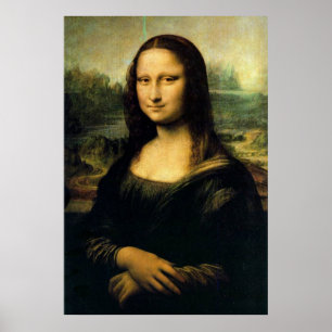 Pôster Mona Lisa por Leonardo Da Vinci