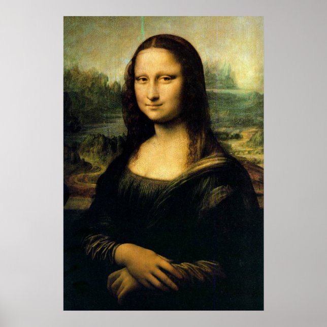 Pôster Mona Lisa por Leonardo Da Vinci (Frente)