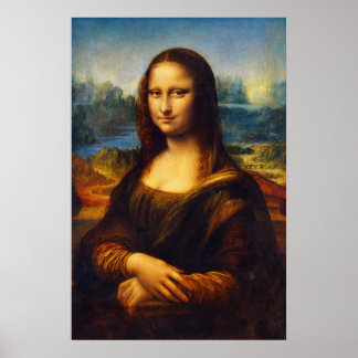 Poster Mona Lisa por Leonardo da Vinci