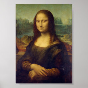 Poster Mona Lisa por Leonardo da Vinci