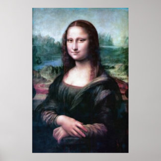 Poster Mona Lisa por Leonardo da Vinci