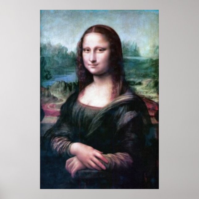 Poster Mona Lisa por Leonardo da Vinci (Frente)