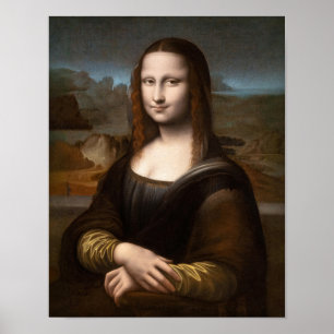 Poster Mona Lisa por Leonardo Da Vinci